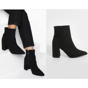 WIDE WIDTH BLOCK HEEL SHOE BOOTS